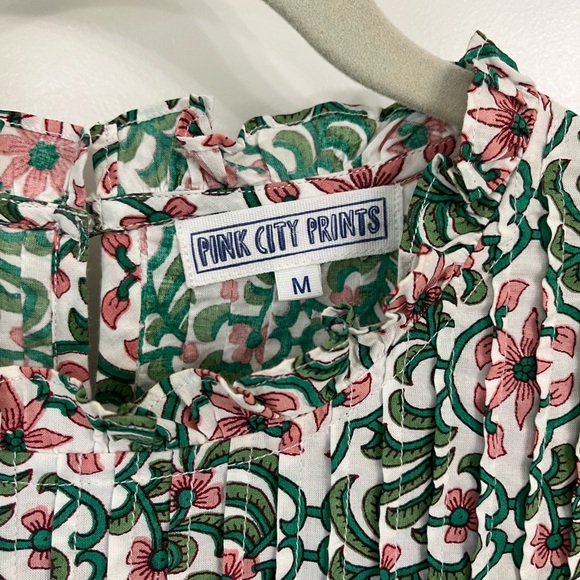 NWOT Tuckernuck Pink City Prints Savannah retro blush dress - Picture 5 of 11